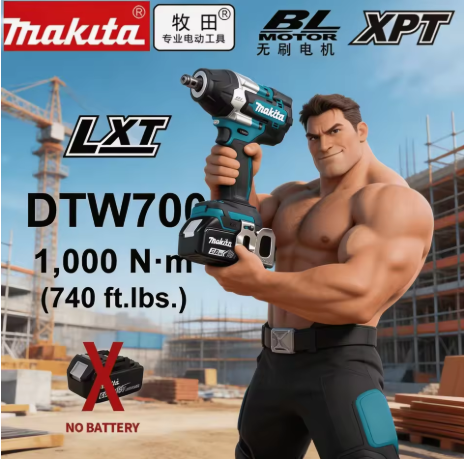 Heavy Equipment Battery - Makita DTW700 18V LXT Bürstenloser Akku-Schlagschrauber