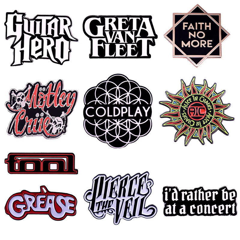 Brosche mit Musik-Logo, klassi – Heavy Equipment Logo Bewertung und Preis