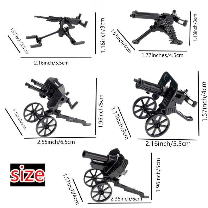 MOC Militärausrüstungsserie WW – Heavy Equipment Education Bewertung und Preis