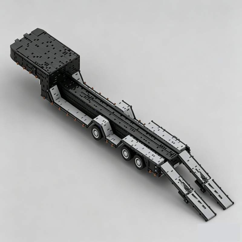 3931 Teile Tieflader-Anhänger  – Heavy Equipment Education Bewertung und Preis