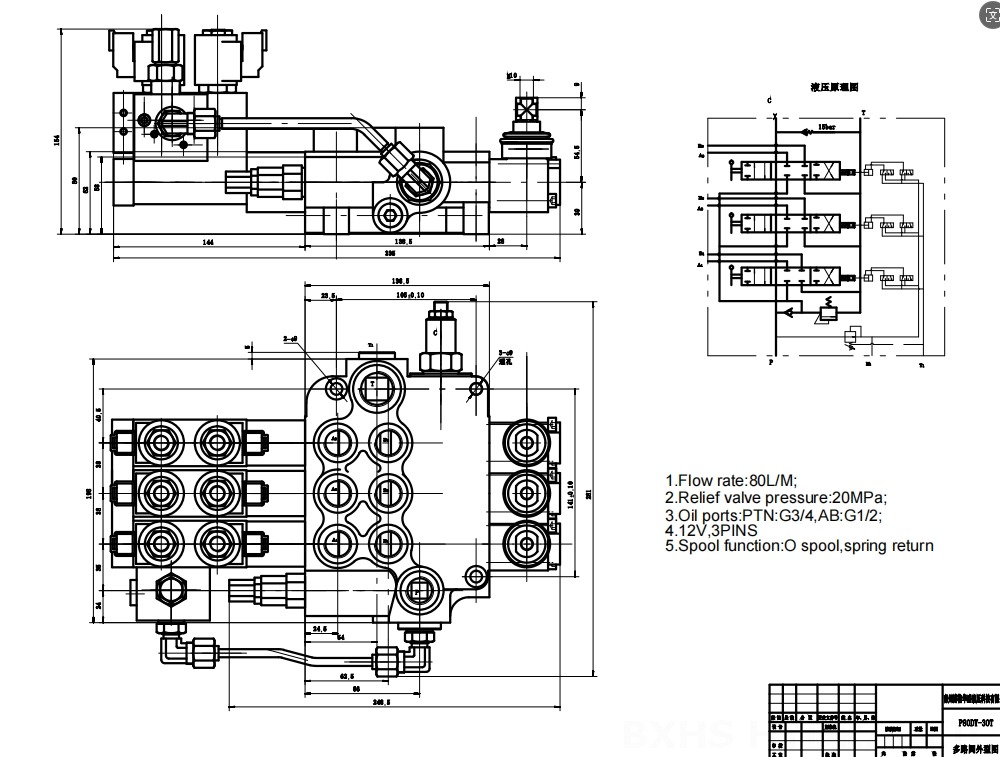 P80 Hydraulisches Richtungsven – Heavy Equipment Distributors Bewertung und Preis