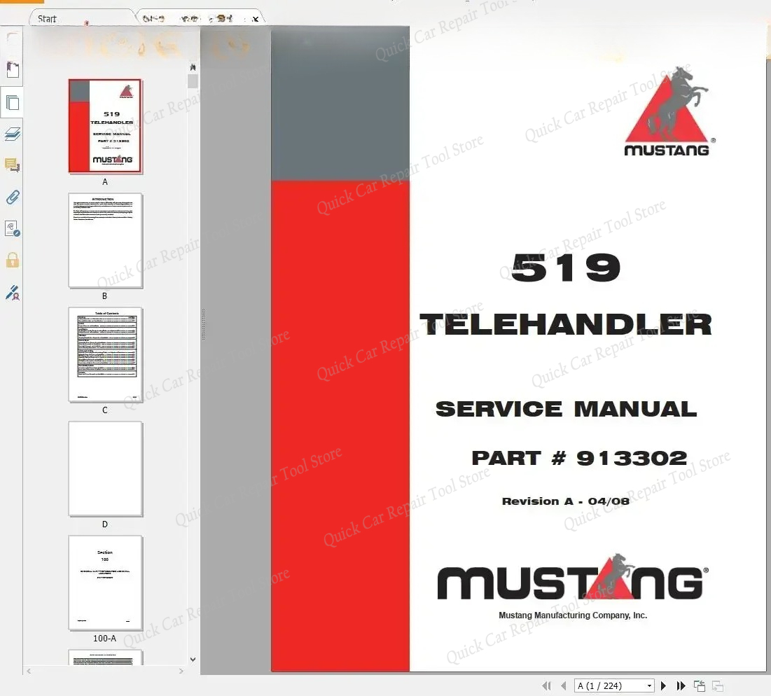 AutoCD Mustang Machinery Heavy – Heavy Equipment Pdf Bewertung und Preis