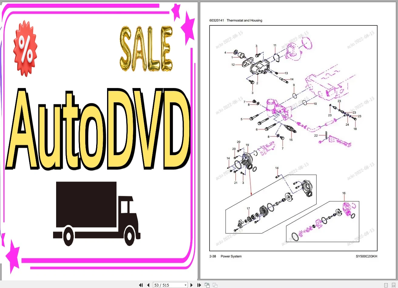AutoDVD Sany Heavy Equipment P – Heavy Equipment Pdf Bewertung und Preis